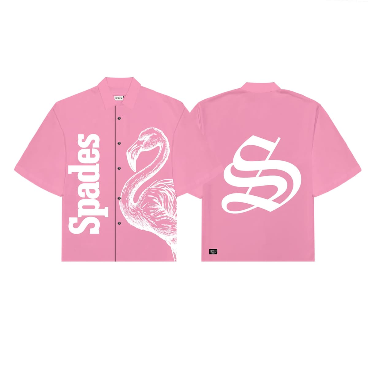 Spades Flaming Grace Boxy Crop Polo