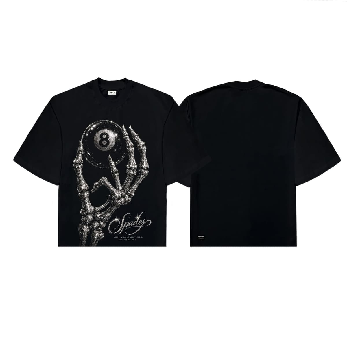 Spades Last Shot Boxy Crop Tee